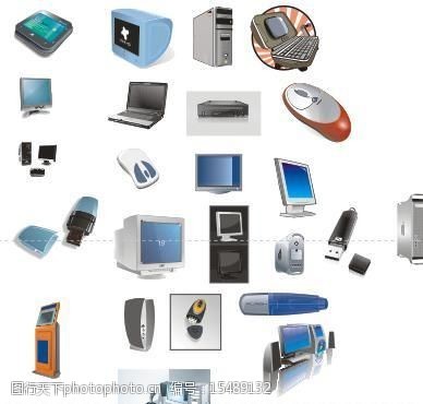 电脑配件矢量素材与电气机械设备销售的市场机遇